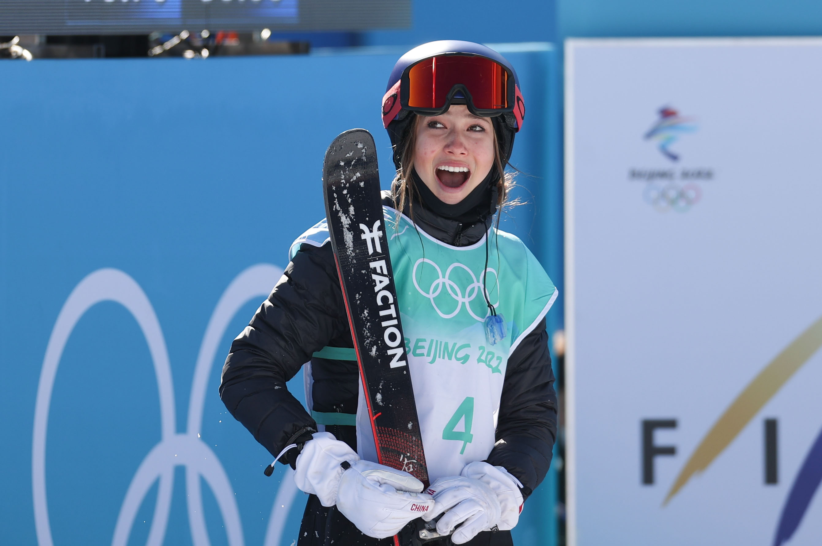 China's Eileen Gu Wins First Ever Gold in Women's Freeski Big Air