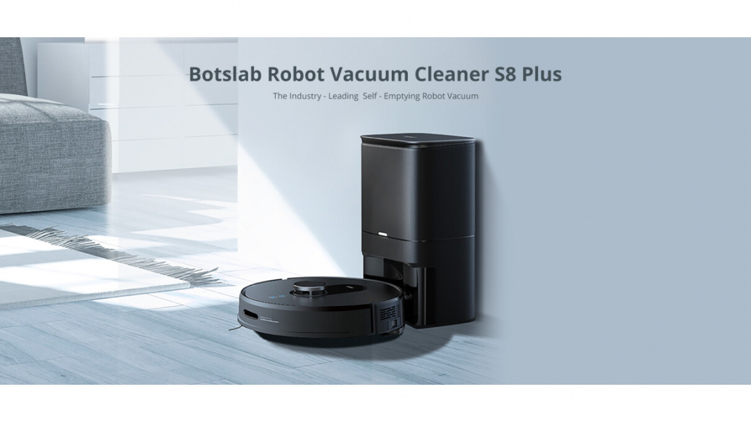 self-empty robot vacuum cleaner S8 Plus 