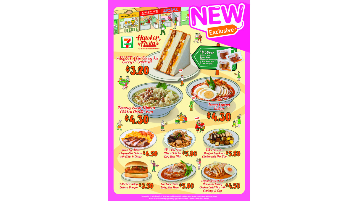 7-Eleven Hawker Fiesta Launches Authentic Recipes to Go With 12 Classic  Local Brands! - European Business Magazine