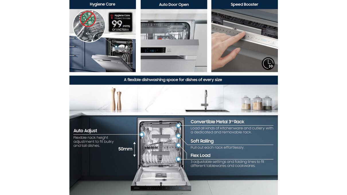 Samsung Launches New Dishwashers Designed for a Hygienic, Convenient and Efficient Clean Macau