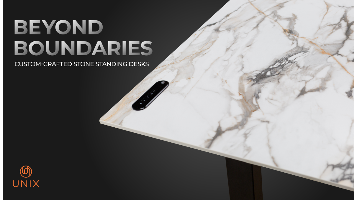 Unix Furniture Offers Singapore's First Stone Standing Desks with