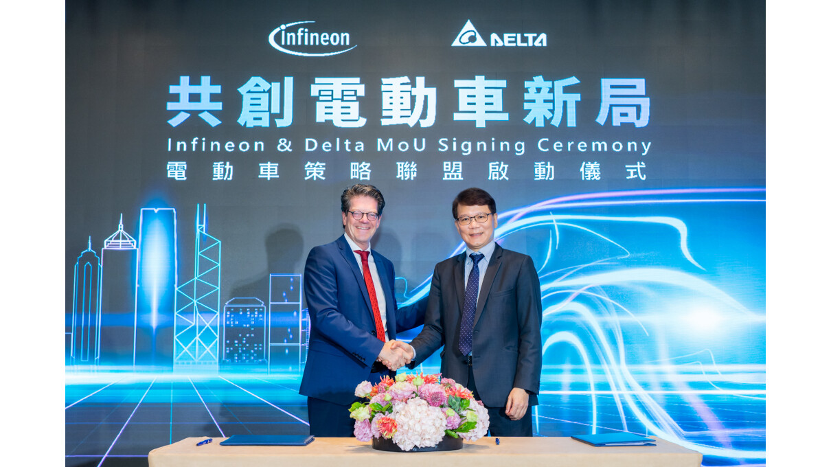 Infineon and Delta Electronics to collaborate on electromobility; Memorandum of Understanding extends long-term partnership from industrial to automotive applications