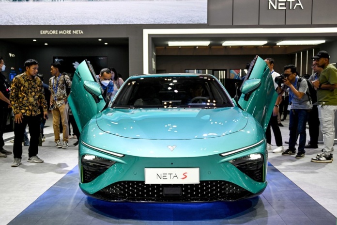 Chinese NETA electric car introduced in Indonesia | Macau Business