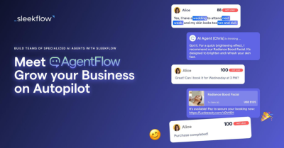 SleekflowはAgentFlowを発表します：AIエージェントのチームを構築して、企業の収益を増やす