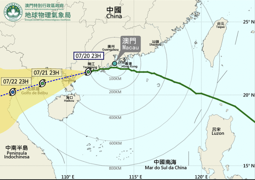 Typhoon Wipha Impact on Macau
