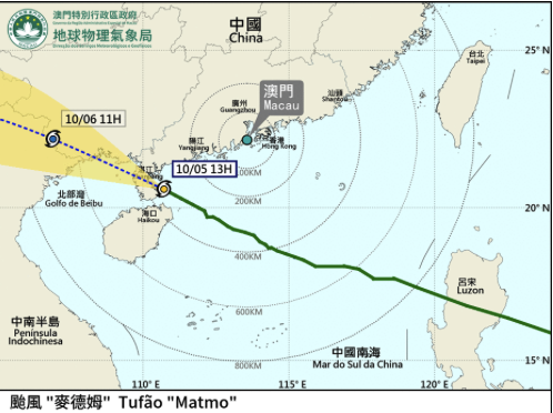 Signal No. 3 replaces No. 8 as Typhoon Matmo veers away﻿