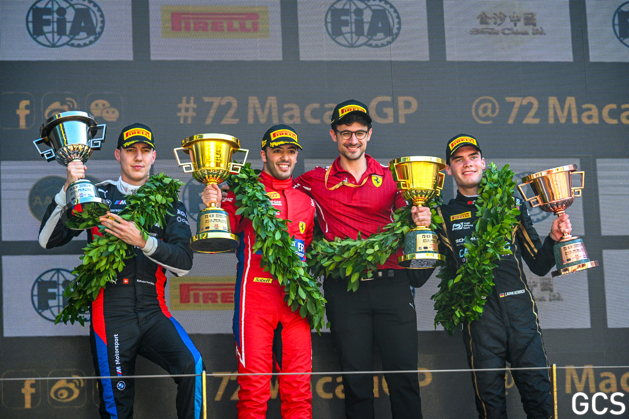 Antonio Fuoco flawless in pole‑to‑flag triumph at Macau GT Cup
