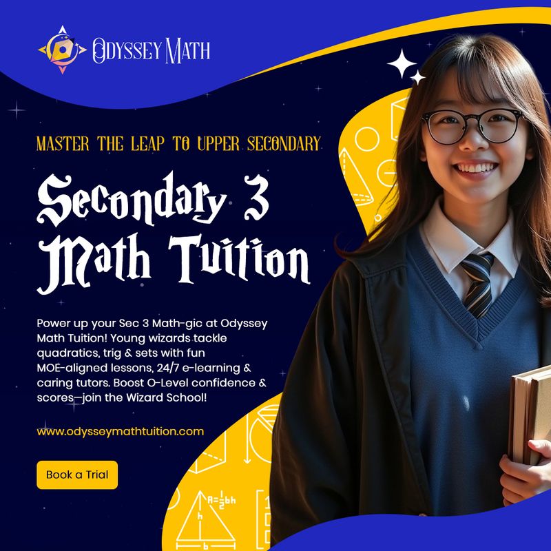 Odyssey Math Tuition Launches Cutting-Edge Secondary 3 E-Math Online Course in Singapore – Mission To Make Quality Online Math Tuition Affordable