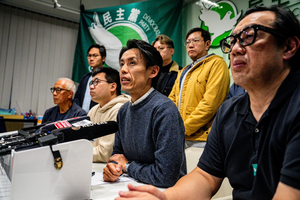 Hong Kong’s Democratic Party announces dissolution